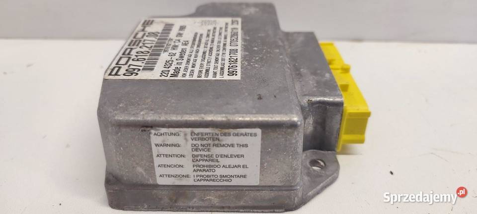 PORSCHE CAYMAN S 987 MODUŁ SENSOR AIRBAG