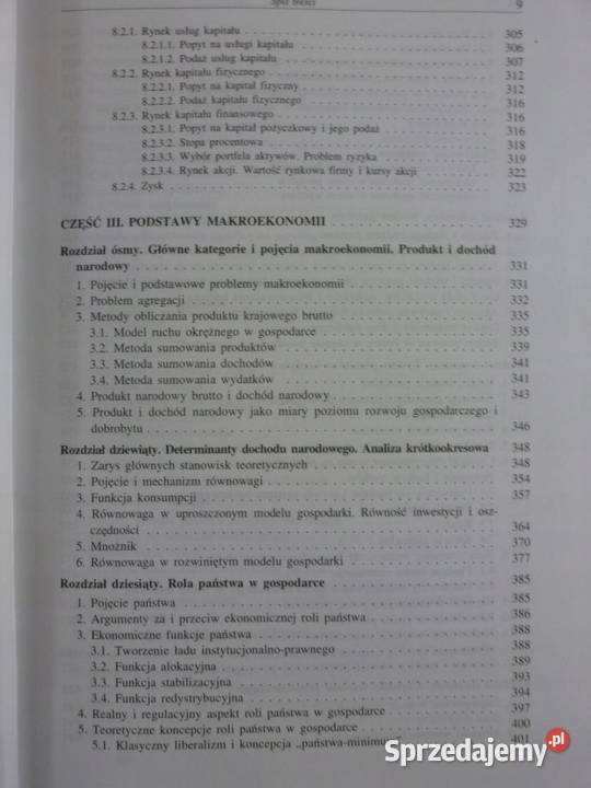 Podstawy ekonomii Roman Milewski Książki naukowe i popularnonaukowe Bądkowo sprzedam