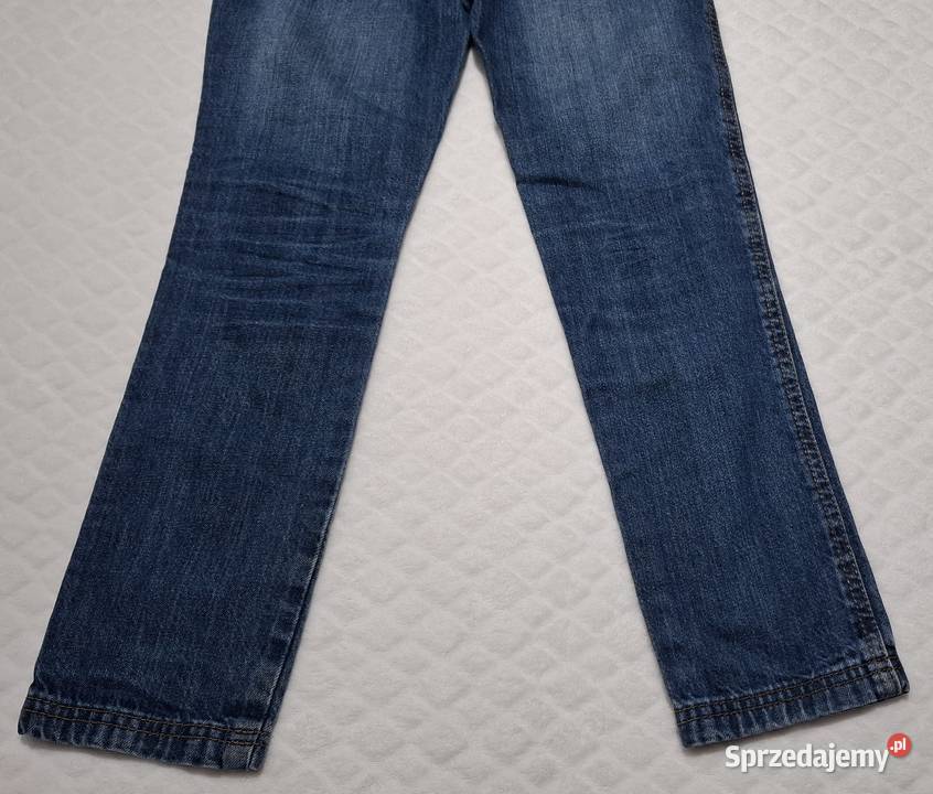 Spodnie chłopięce dżinsy niebieskie Topolino 128 Czeladź