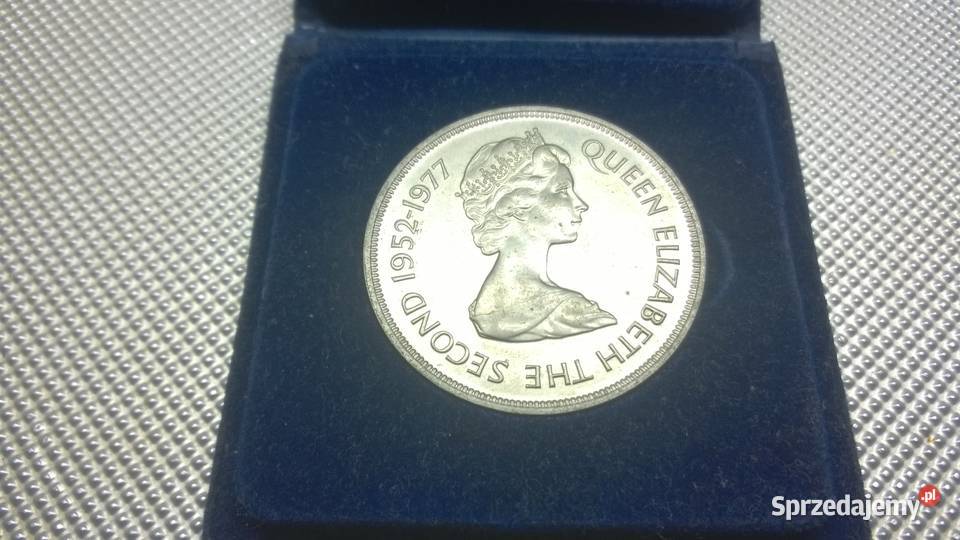 moneta Falklandy 50 pensów 1977