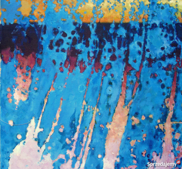 Obraz z 1982 r olej płótno Jelenia Góra