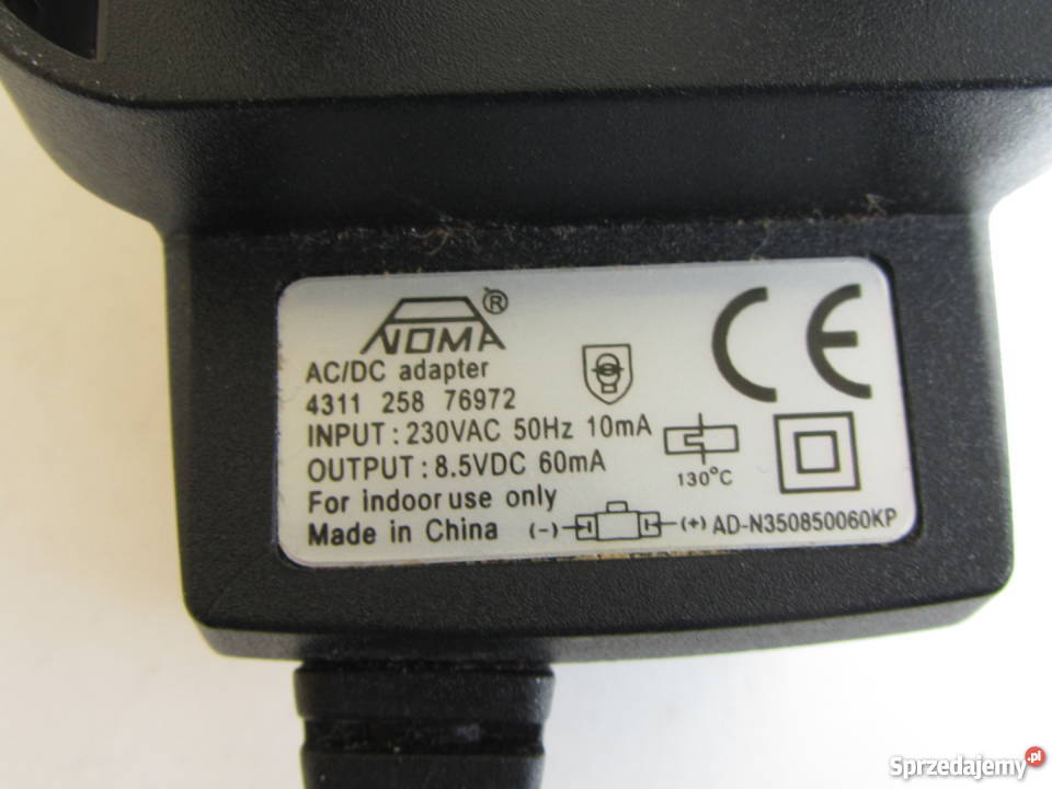 Ładowarka sieciowa adapter ACDC wtyczka UK Olecko