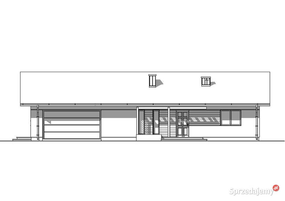 PROJEKT PROSTEGO PARTEROWEGO DOMU B655 PROJEKT