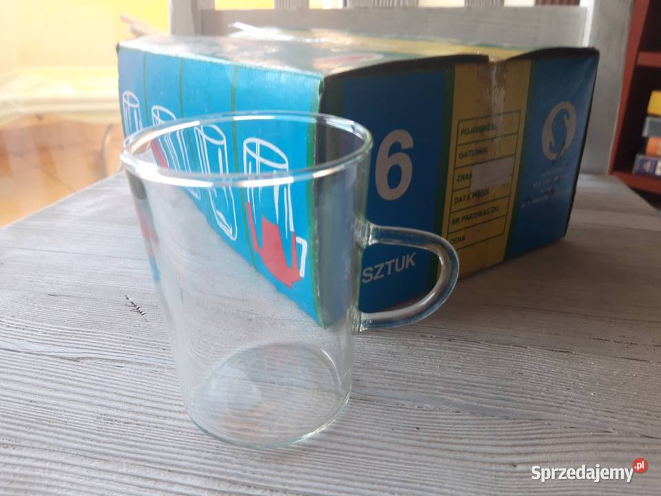 Szklanki żaroodporne Huta Szkła Paplińskiego Porcelana i szkło