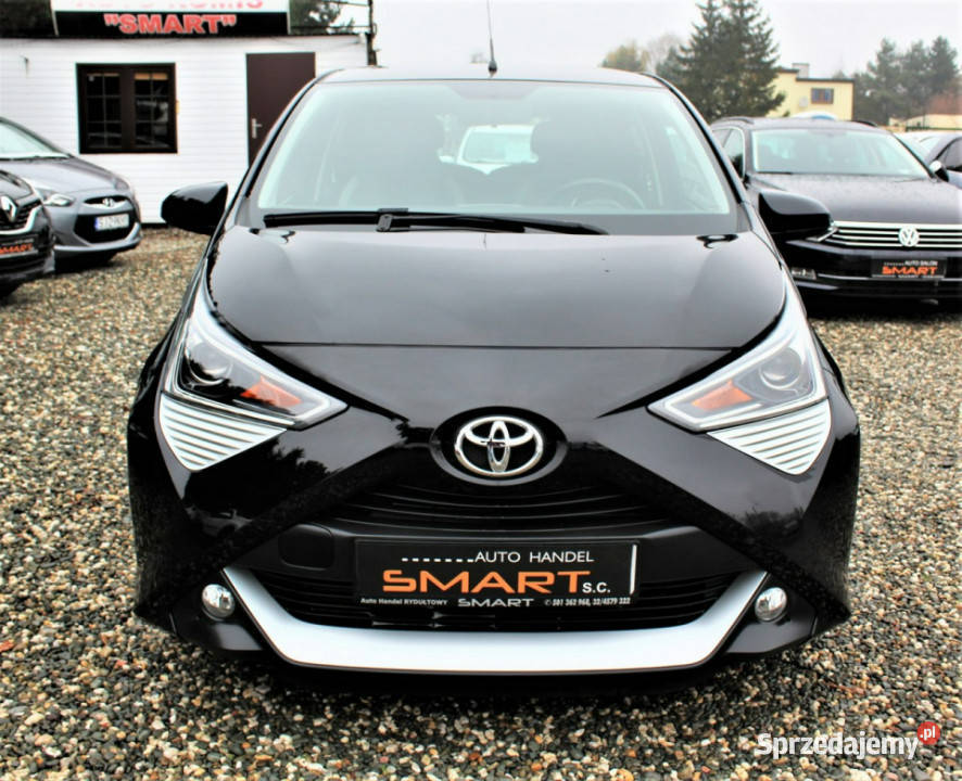Toyota Aygo Ledy Kamera Android Auto Salon VAT marża Aygo Rydułtowy sprzedam
