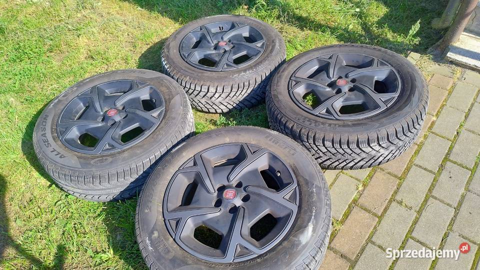4 opony wielosezonowe z felgi strukturalnymi śląskie