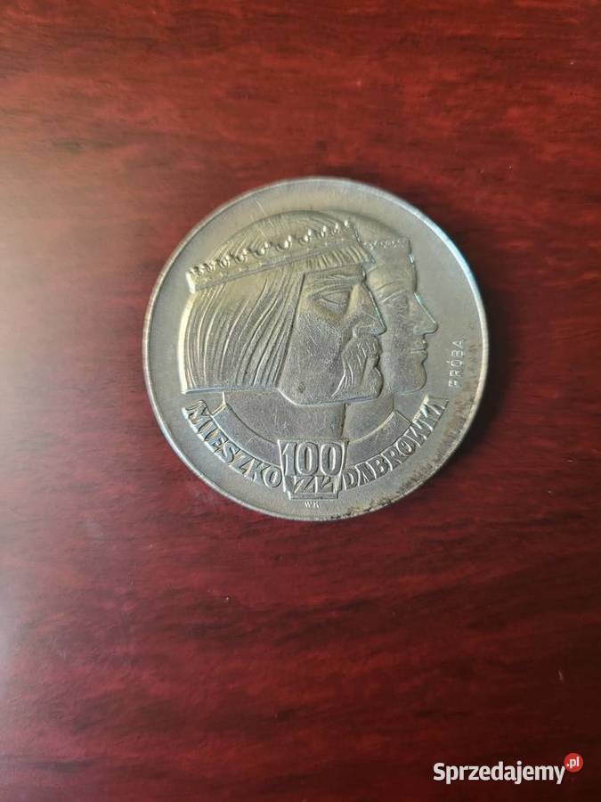 Dwie monety 100 z 1966 r Zielona Góra sprzedam