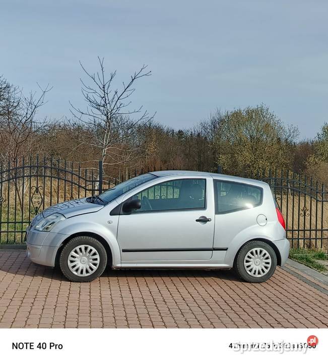 Citroen C2 14i LPG 2008 Ekonomiczny Rok produkcji 2008