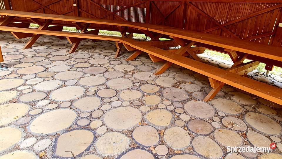 Plastry Drewniane Betonowe Drewno Ozdobne na Gdów