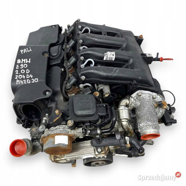 SILNIK M47D20 BMW E90 E91 20 D DIESEL 204D4 lubelskie Chełm