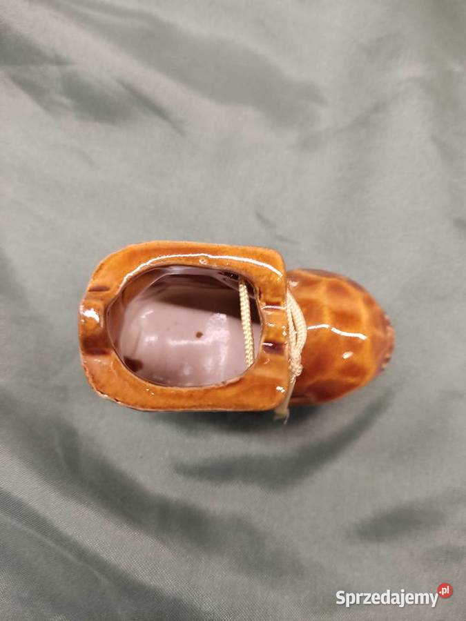 Ceramiczna figurka dekoracyjna bucik brązowy Głuchołazy sprzedam