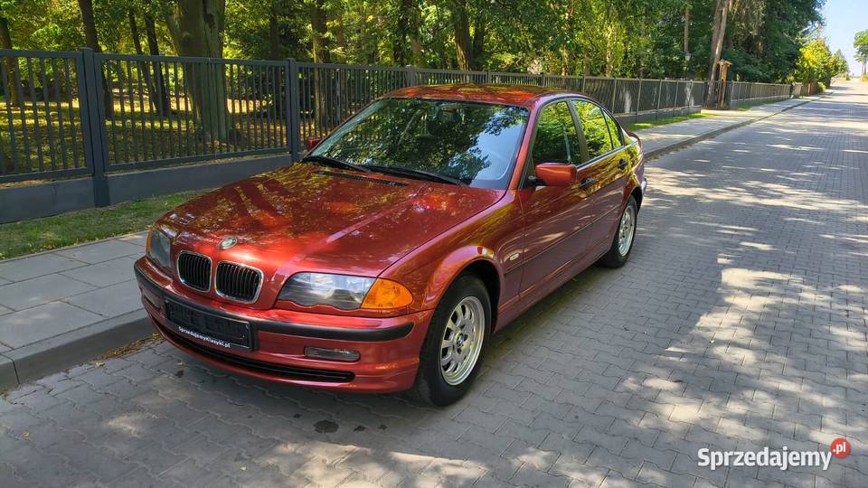 BMW E46 316i 2001 Bordowy Pełna Dokumentacja Bez Seria 3