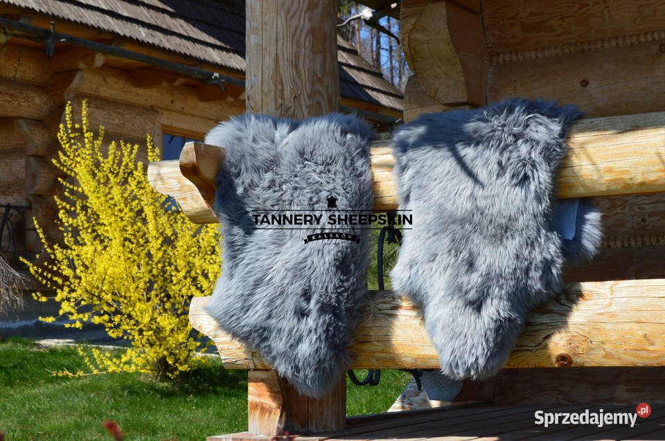Skóra Owcza Szara 110130 Skóry Owcze Dekoracyjne Dywany i wykładziny Szaflary