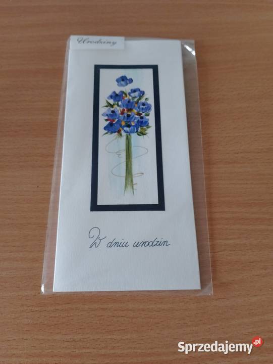 Kartka okolicznościowa W Dniu Urodzin składana