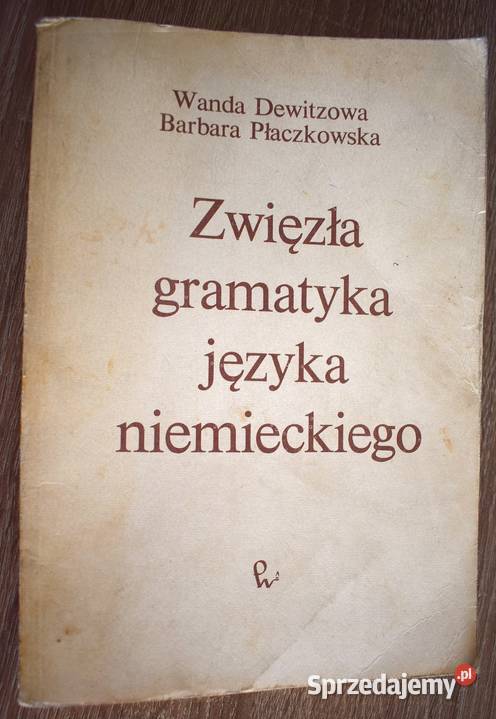 Zwięzła gramatyka języka niemieckiego Podręcznik Chełmno