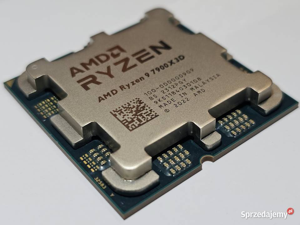 Procesor AMD Ryzen 9 7900X3D 12 rdzeni24 wątki Grybów