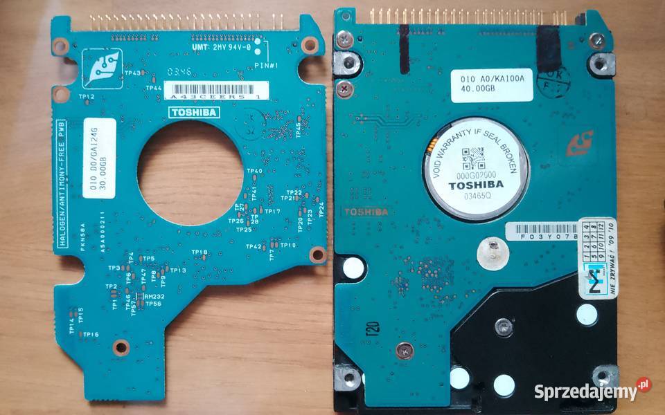 dysk IDE 25 Toshiba MK4025GAS MK3021GAS Olsztyn sprzedam
