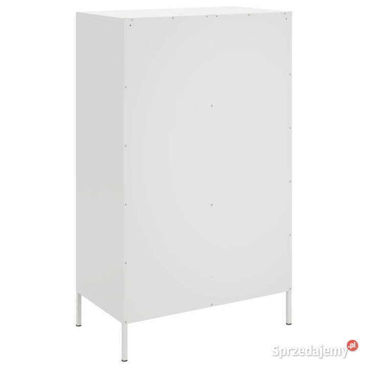 Szafka biała 68x39x113 stal WM842975 Dom i Ogród sprzedam