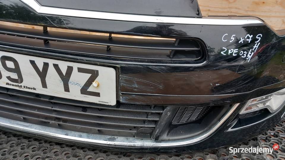 CITROEN C5 III X7 ZDERZAK PRZÓD HALOGEN SPRYSK Zbierkowo