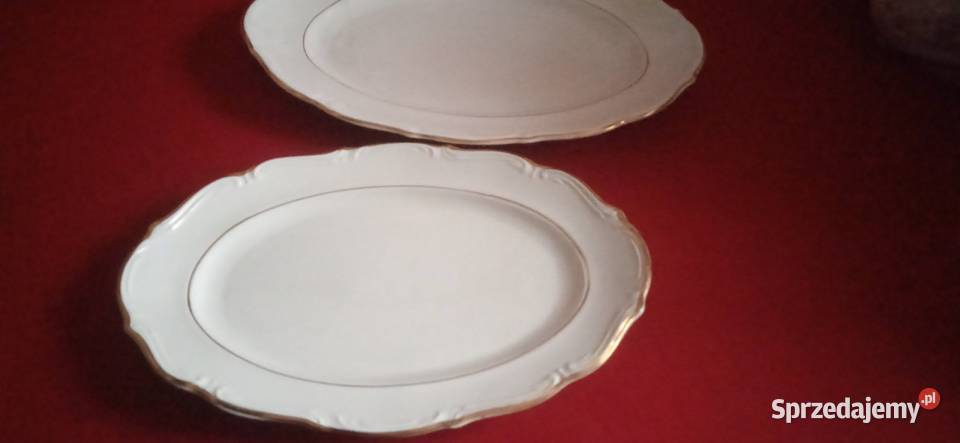 Porcelana Wałbrzych Duże talerze dolnośląskie Świdnica sprzedam
