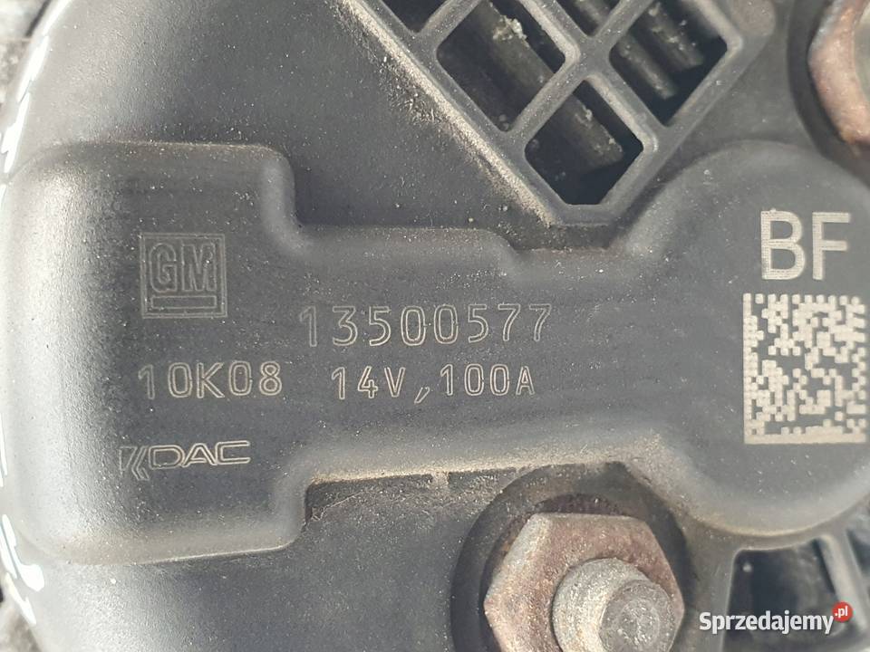 ALTERNATOR Opel Insignia Astra J 16 16V 13500577 Chełm