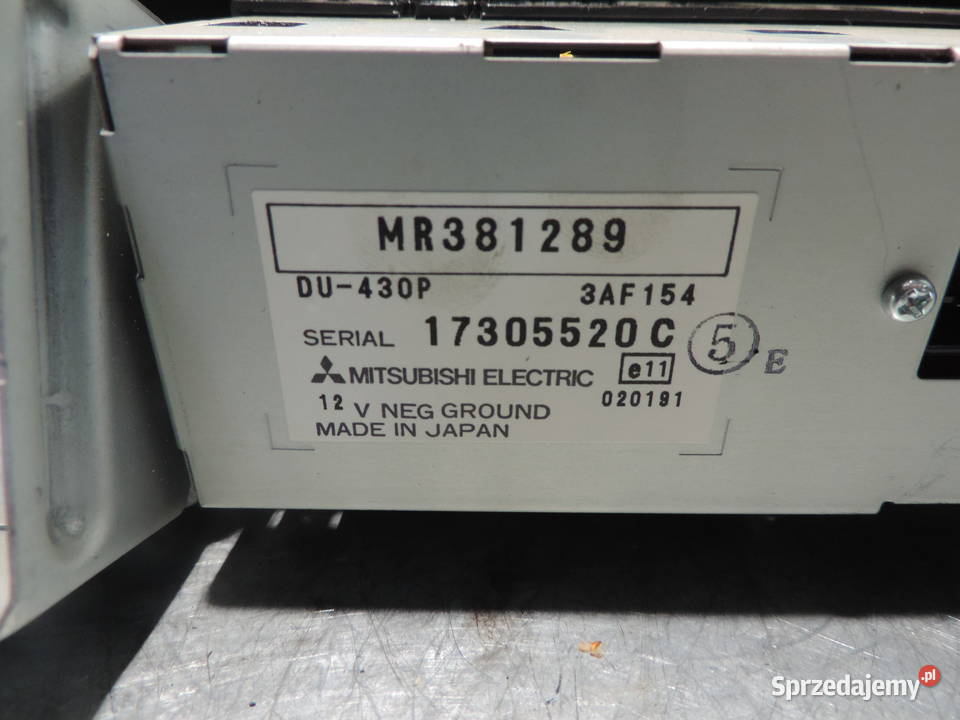 WYŚWIETLACZ RADIA MITSUBISHI SPACE STAR MR381289 Nowy Sącz