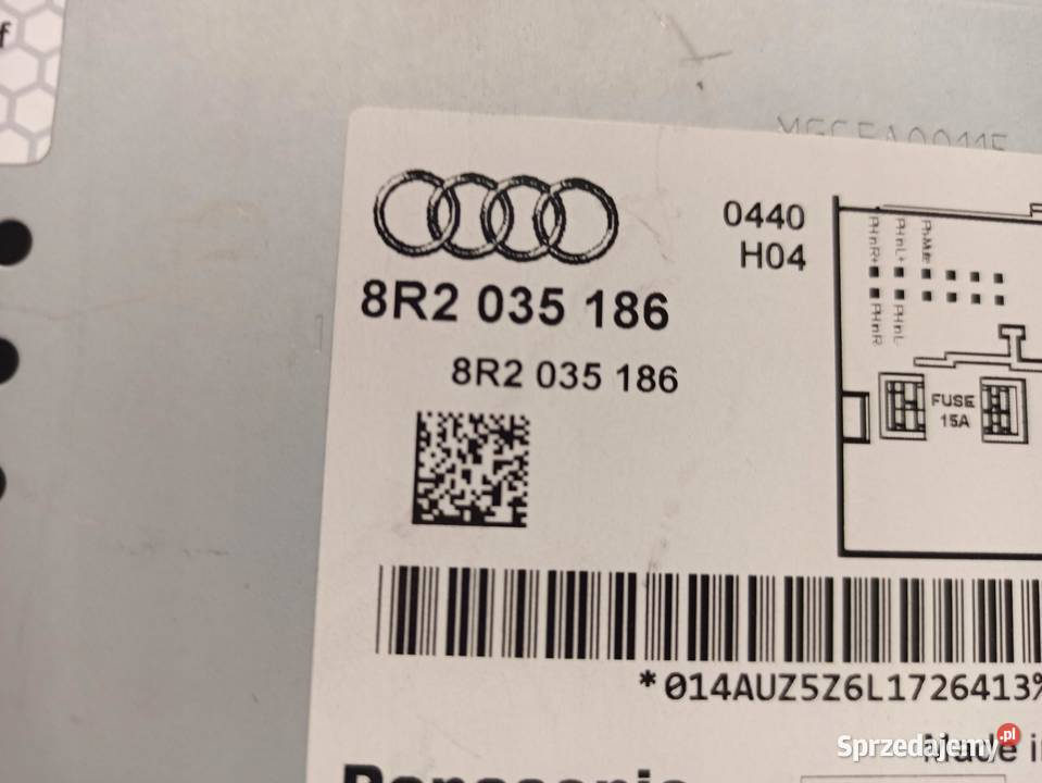 RADIO CD CONCERT AUDI A4 B8 8R2035186 dolnośląskie