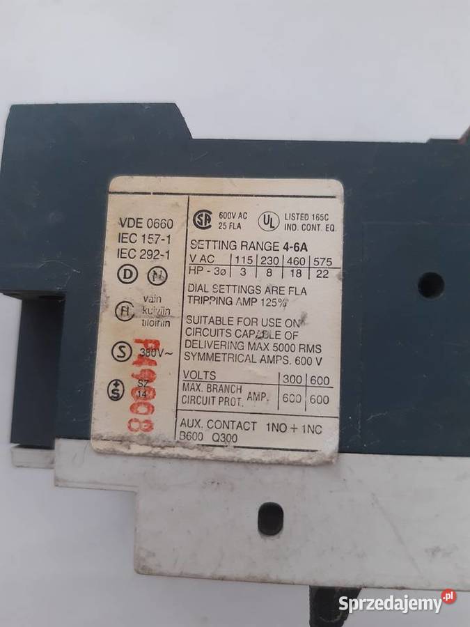 Siemens wyłącznik silnikowy 3VU13001MK00 Lelów