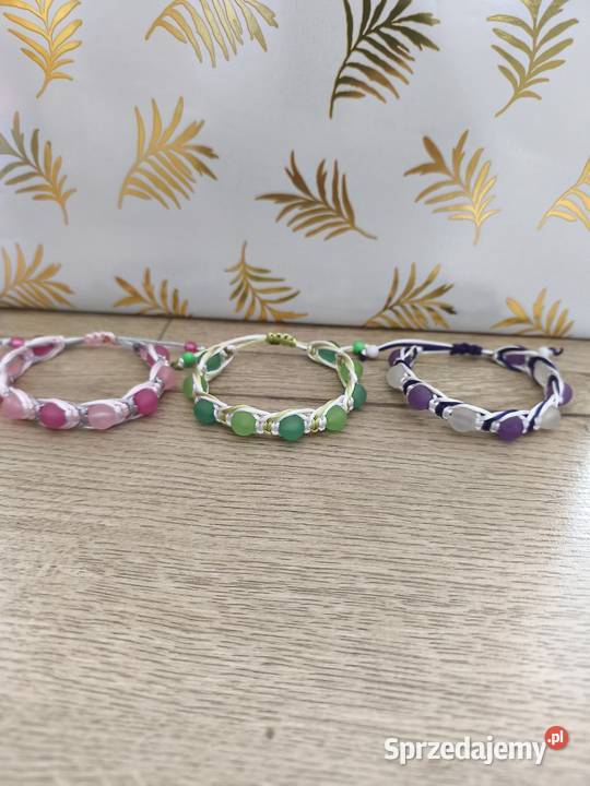 Bransoletki ręcznie robione Różne wzory Żarki Średnie