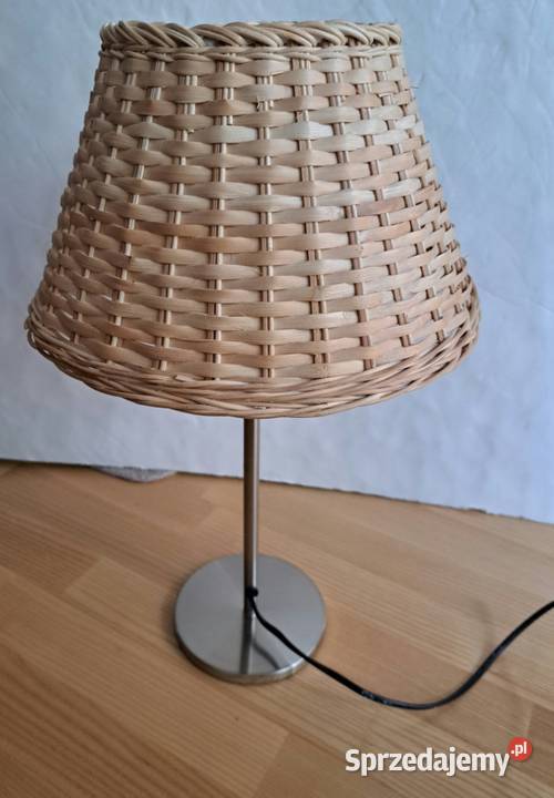 Lampka Nocna Stelaż Metalowy Podstawa Okrągła Poznań