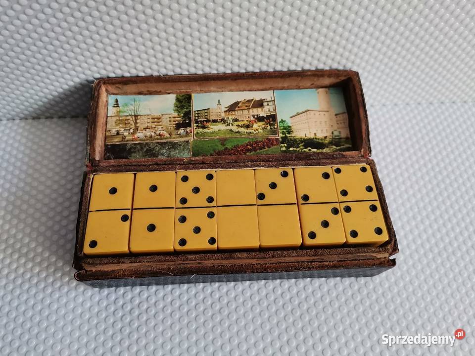 Stara gra PRL Domino bakelit Antyki Katowice