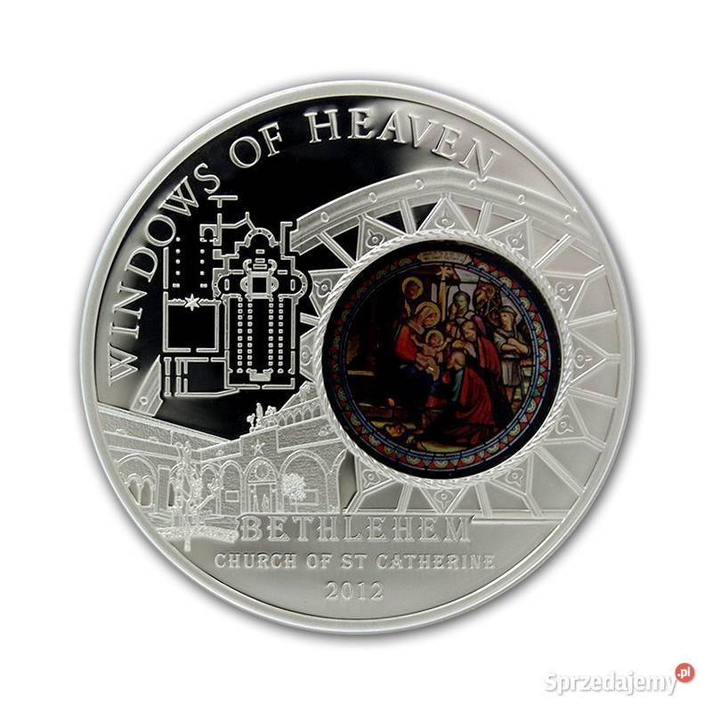 Srebrna Moneta WINDOWS OF HEAVEN St Catherines Warszawa
