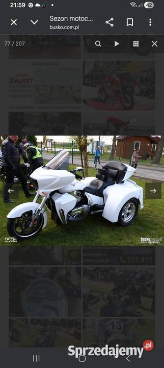 Sprzedam biały Motocykle, skutery, quady świętokrzyskie Busko-Zdrój
