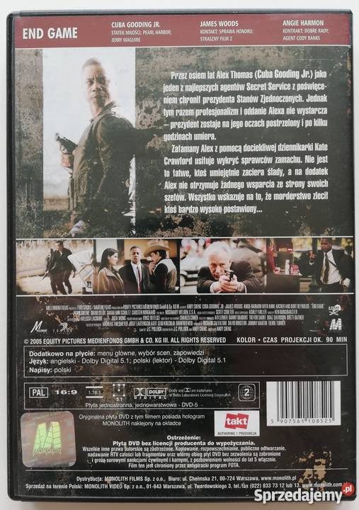 Decydująca gra Cuba Gooding Jr James Woods Filmy Łódź