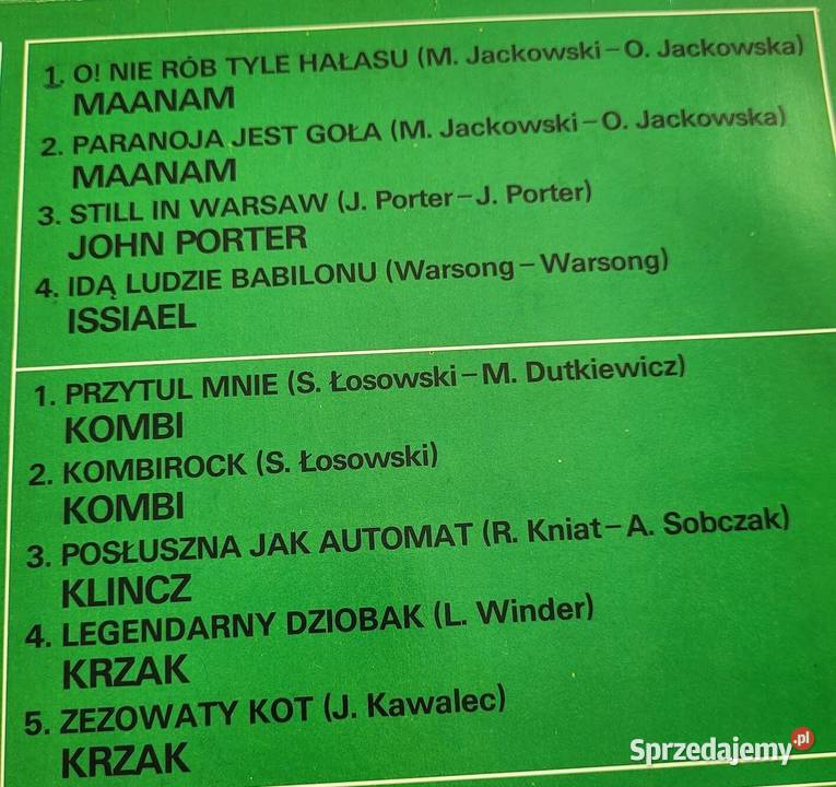 Maanam Israel Klincz Kombi Krzak John Porter kujawsko-pomorskie Chełmno