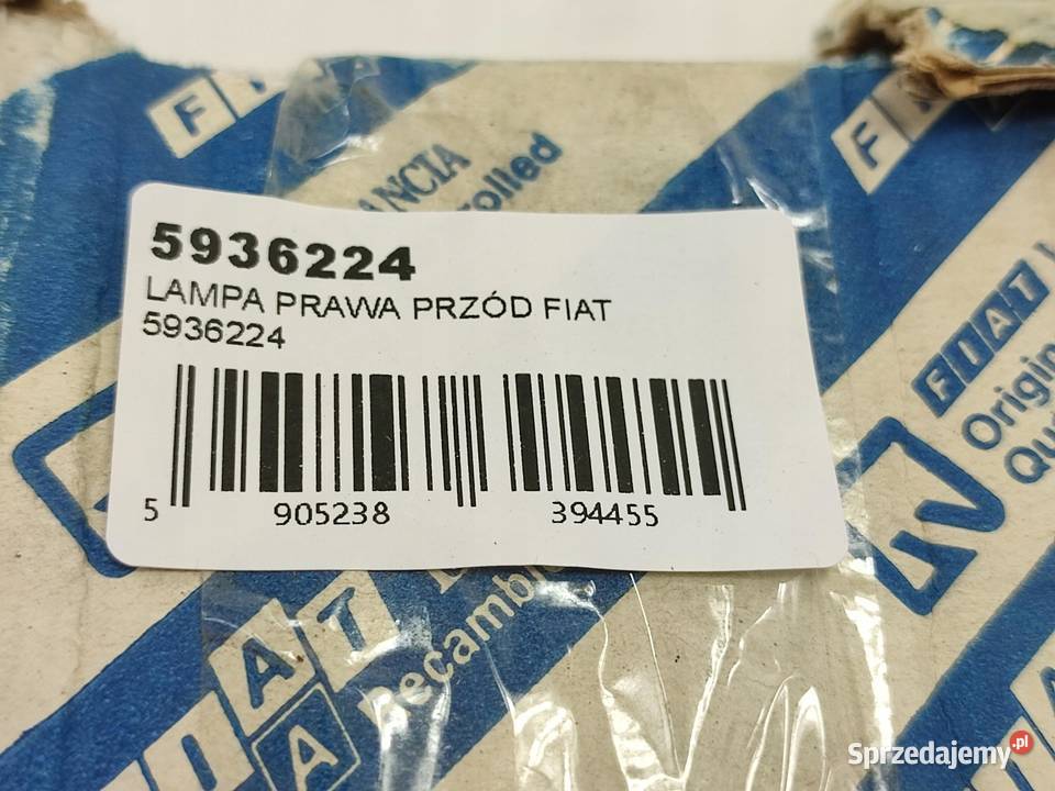 LAMPA PRAWY PRZÓD FIAT DUCATO 25 TD 19821994 osobowe sprzedam
