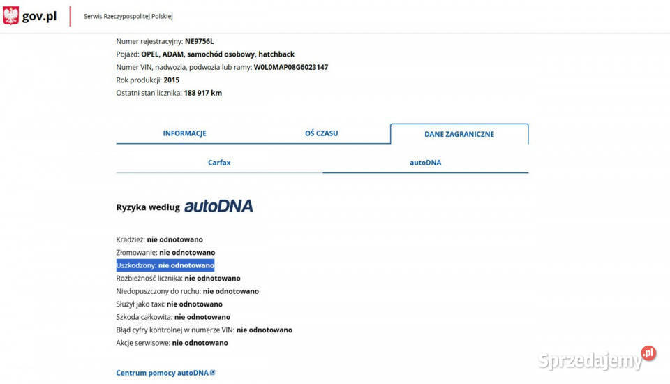 Opel Adam 14 Benzyna Zarejestrowany Ubezpieczony Hatchback Adam Elbląg