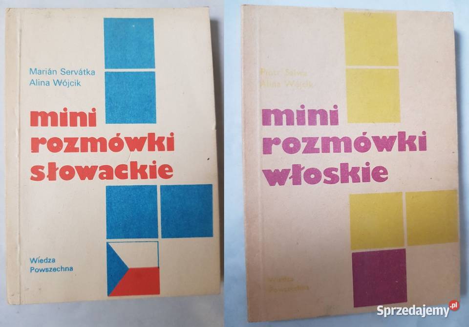 Mini rozmówki włoskie słowackie Wójcik Salwa Kielce sprzedam