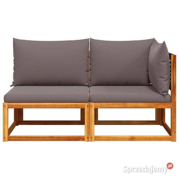 vidaXL Sofa ogrodowa z poduszkamiSKU4008175