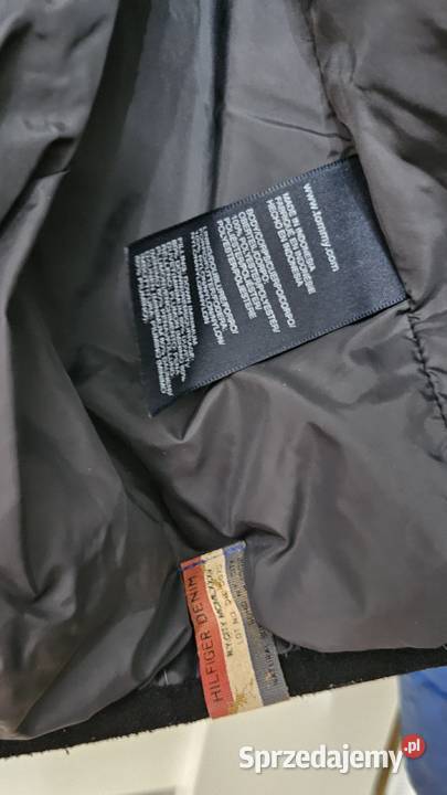 Tommy Hilfiger ML kurtka puchowa niebieska Zimowa