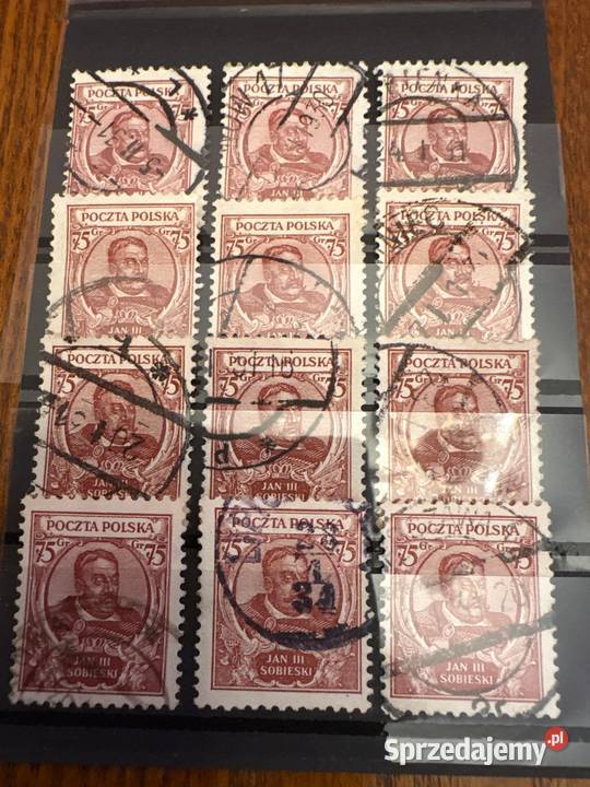 Znaczki 1930 Popiersie króla Jana III Bielsko-Biała