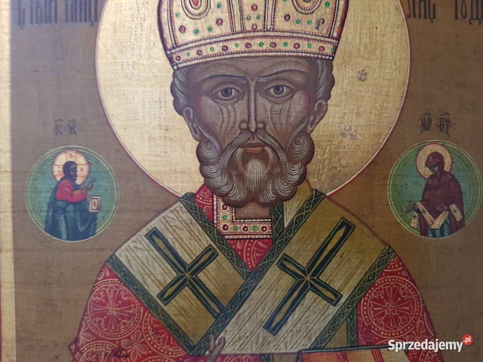 Ikona Święty Mikołaj z Miry Cudotwórca 015 mazowieckie