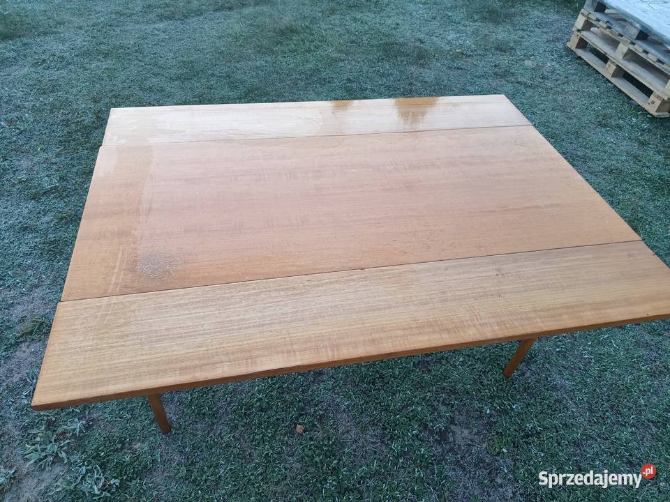 Drewniana ława rozkładana Trojany