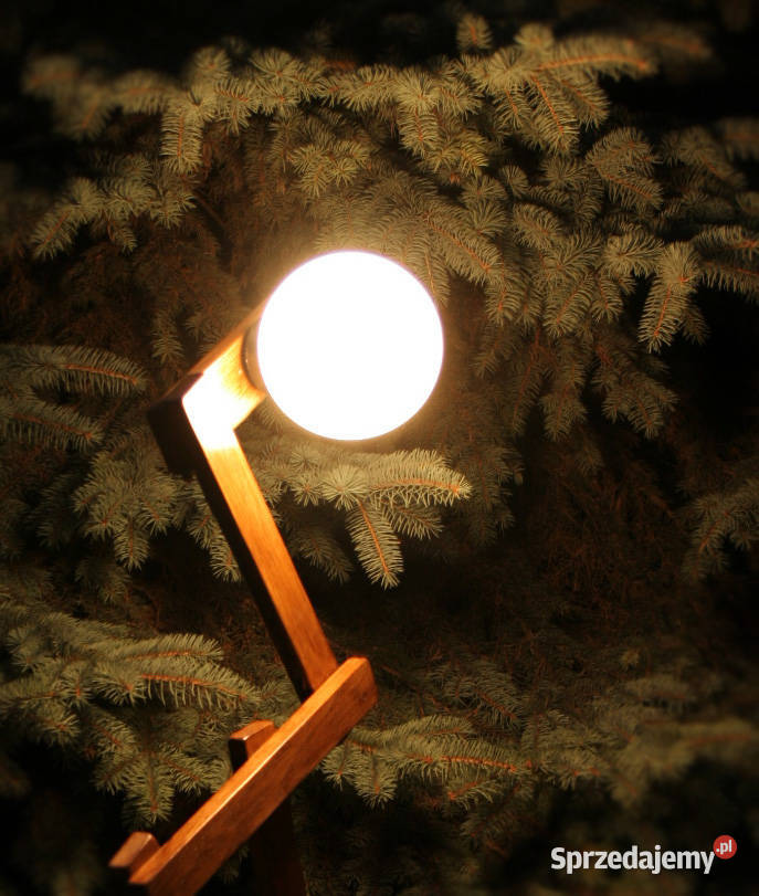 Dębowa lampa ogrodowa ARTstyle design Pozostałe Warszawa