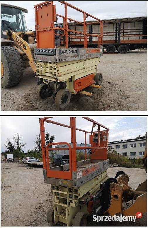 Podest ruchomy samojezdny nożycowy łódzkie Wieluń sprzedam