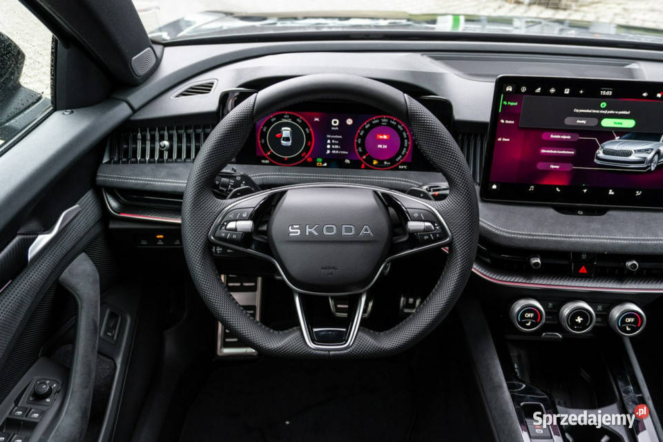 koda Superb Sportline 20 TSI 204 DSG Dostępny kamera cofania Superb Łódź