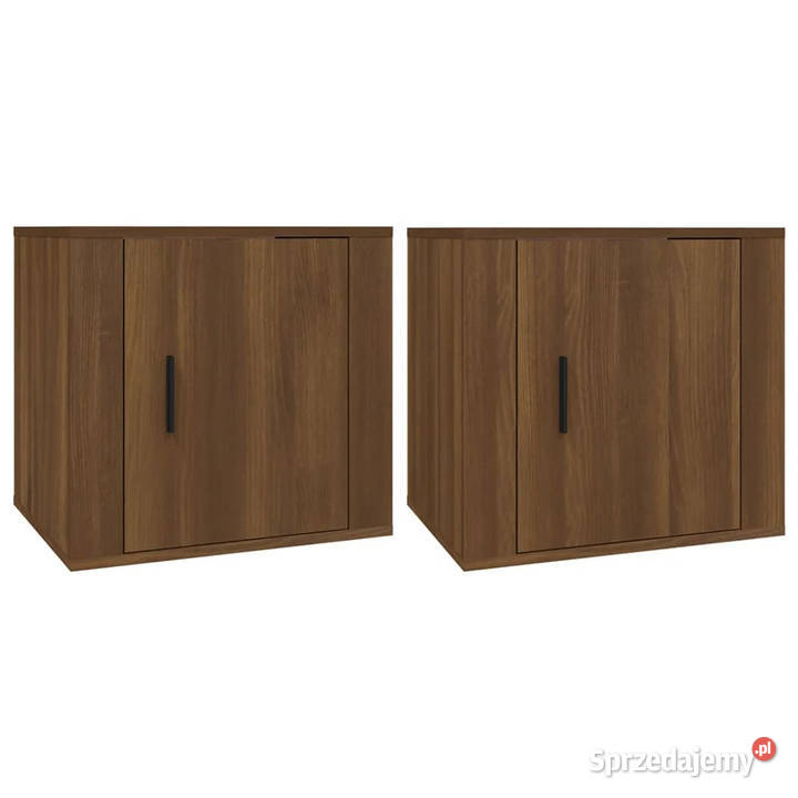 Szafki nocne 2 brązowy dąb 50x39x47 WM816703 Warszawa
