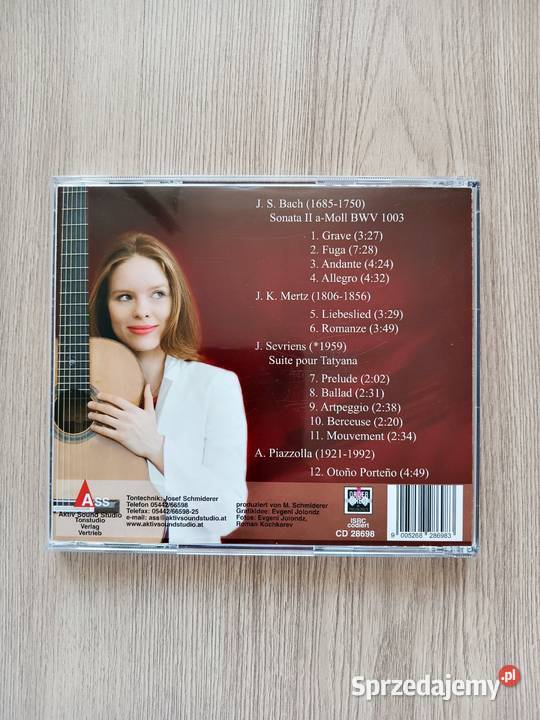 Tatyana Ryzhkova Guitar CD 1 płyta Kraków