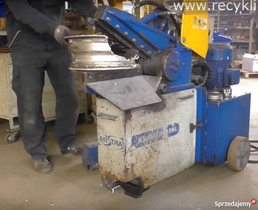 Recykling felg aluminiowych nożyce do felg Oświęcim