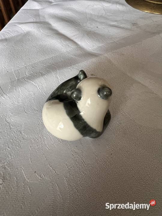Porcelanowa vintage panda Bytom